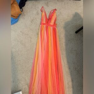 Vintage Multicolor Gown